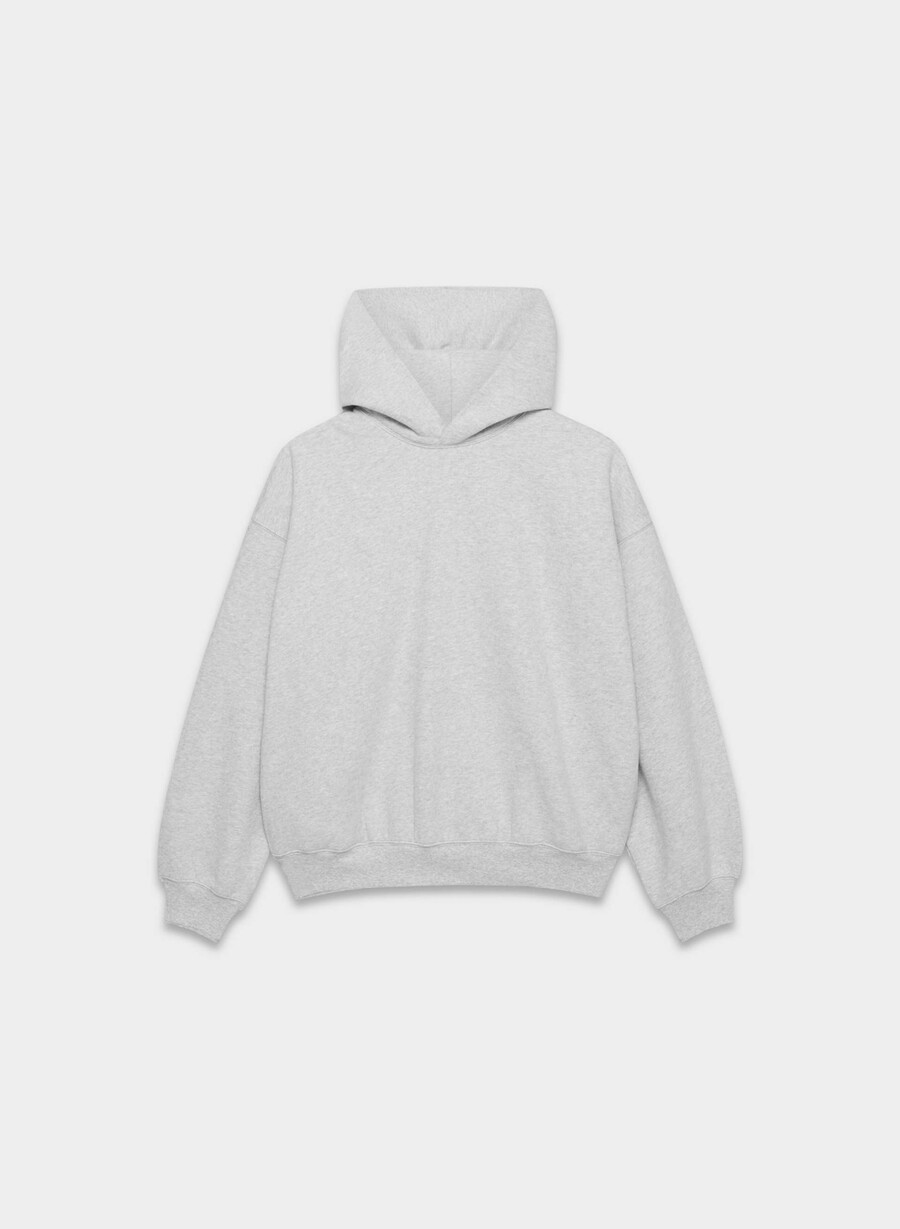 mysig fleece mega hoodie ljunggrå krom