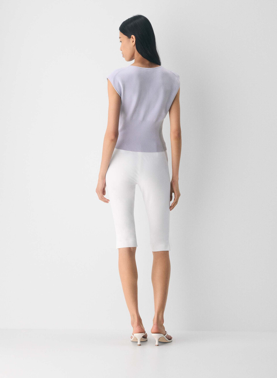 golightly Ärmlös kofta - wonder yarn vildblomma lila