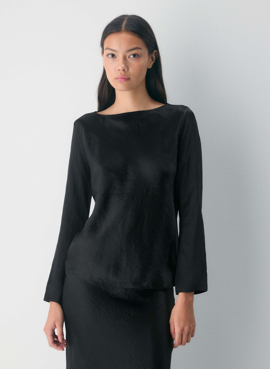 hastings satinblus svart