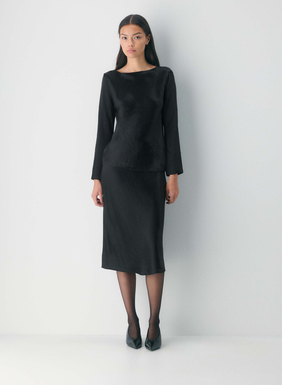 hastings satinblus svart