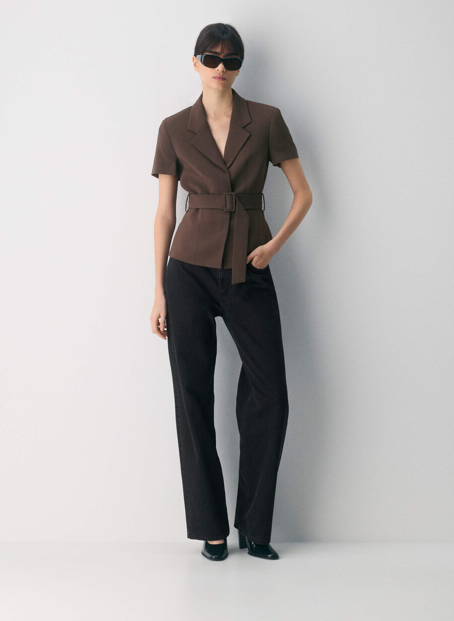 brynn jacka - sway crepe rich mocha brun