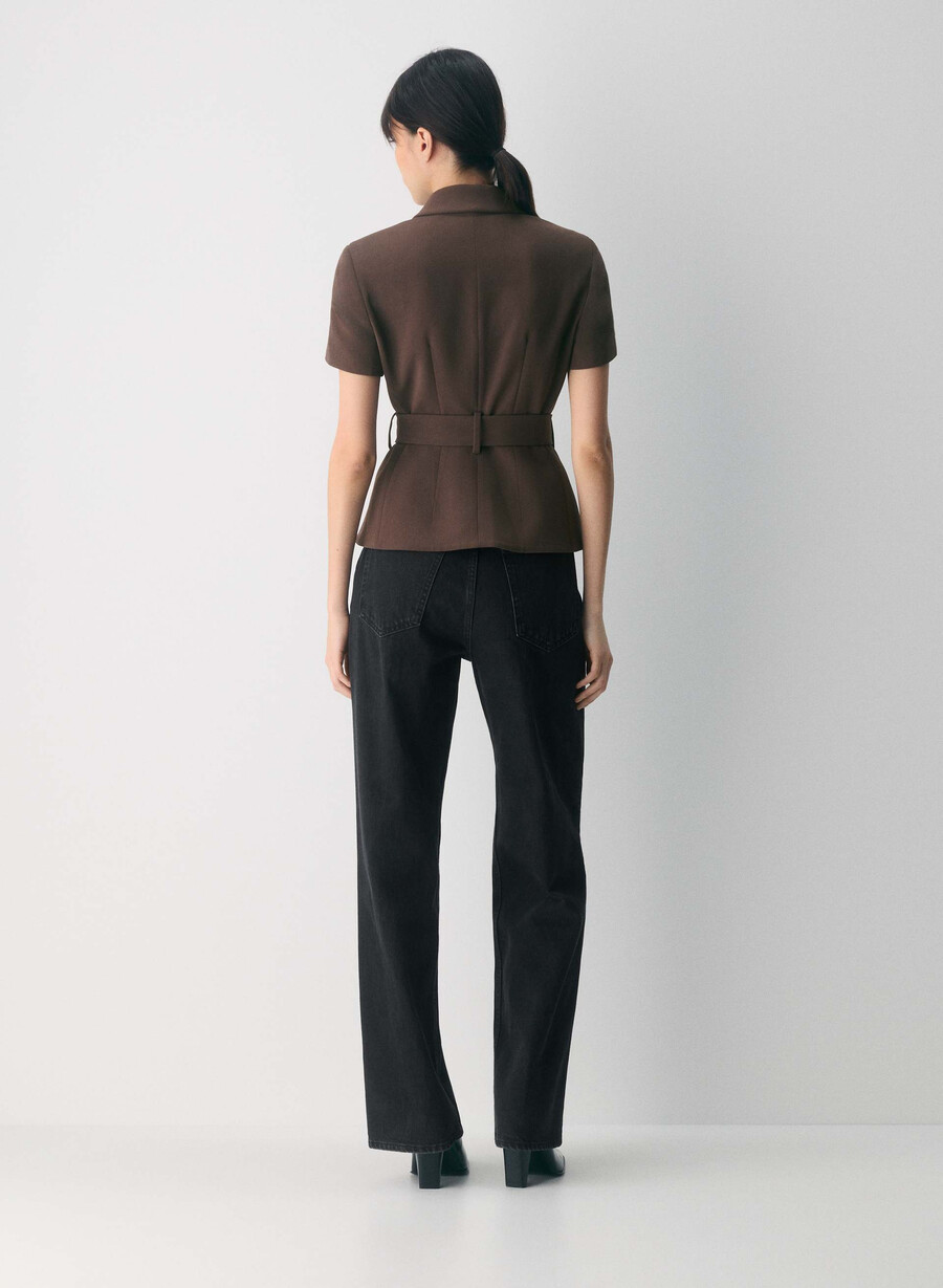 brynn jacka - sway crepe rich mocha brun