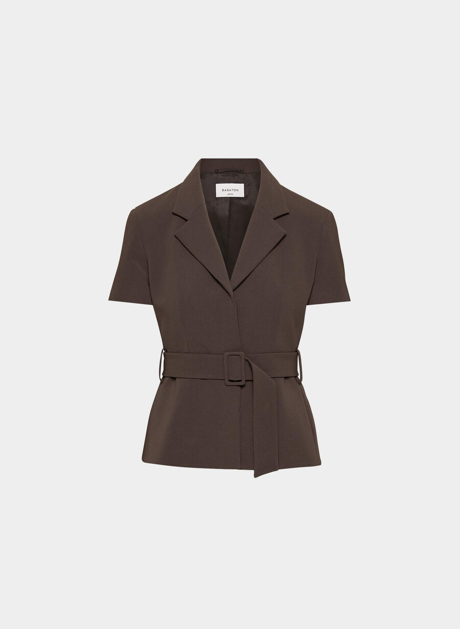 brynn jacka - sway crepe rich mocha brun