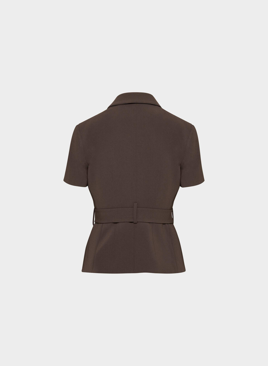 brynn jacka - sway crepe rich mocha brun