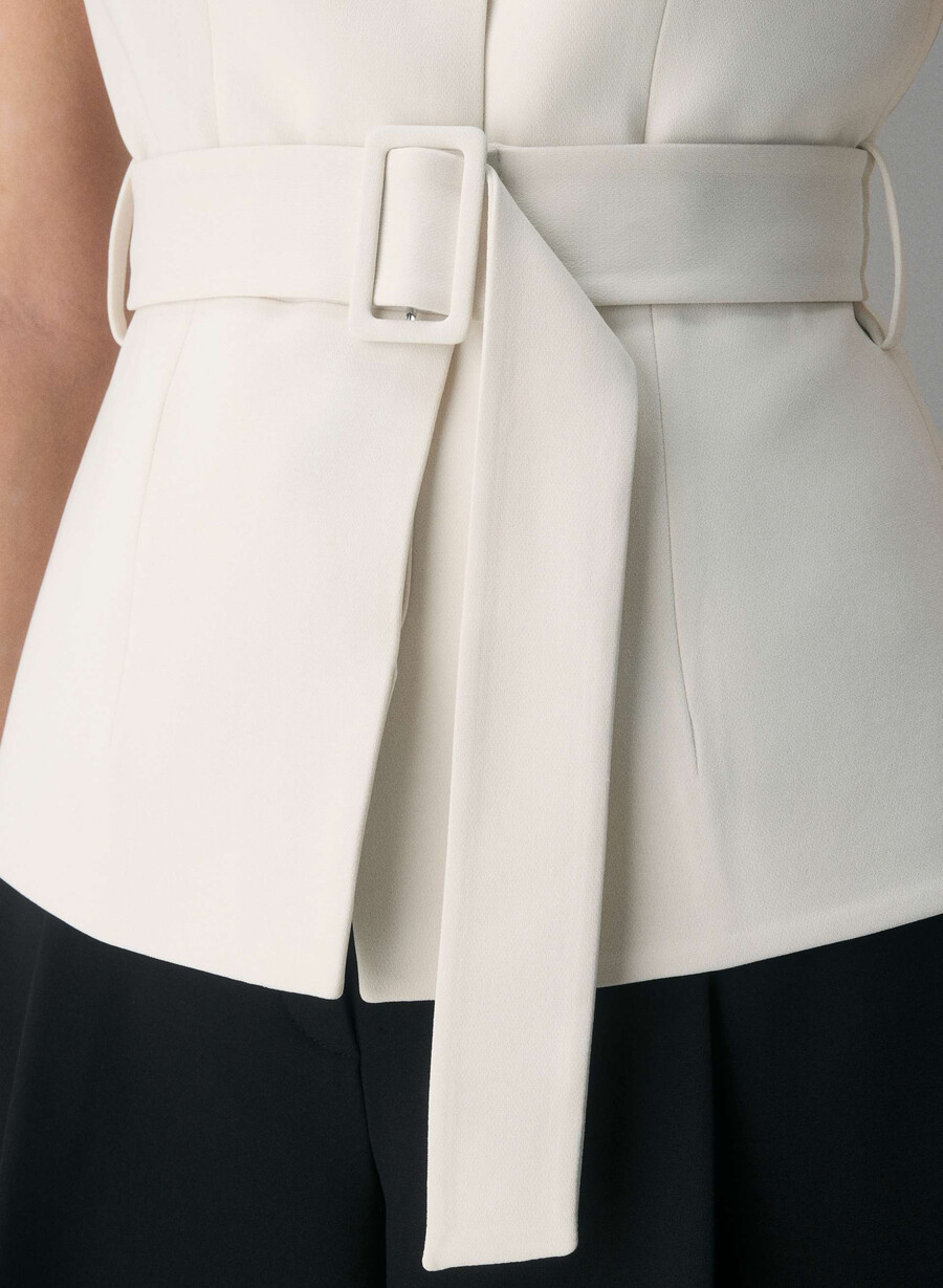 brynn jacka - sway crepe vintage white