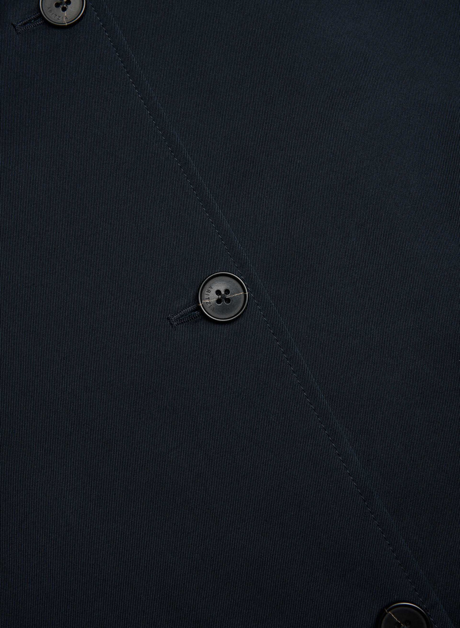 regent trench coat - rich twill mÖrk nattsblÅ
