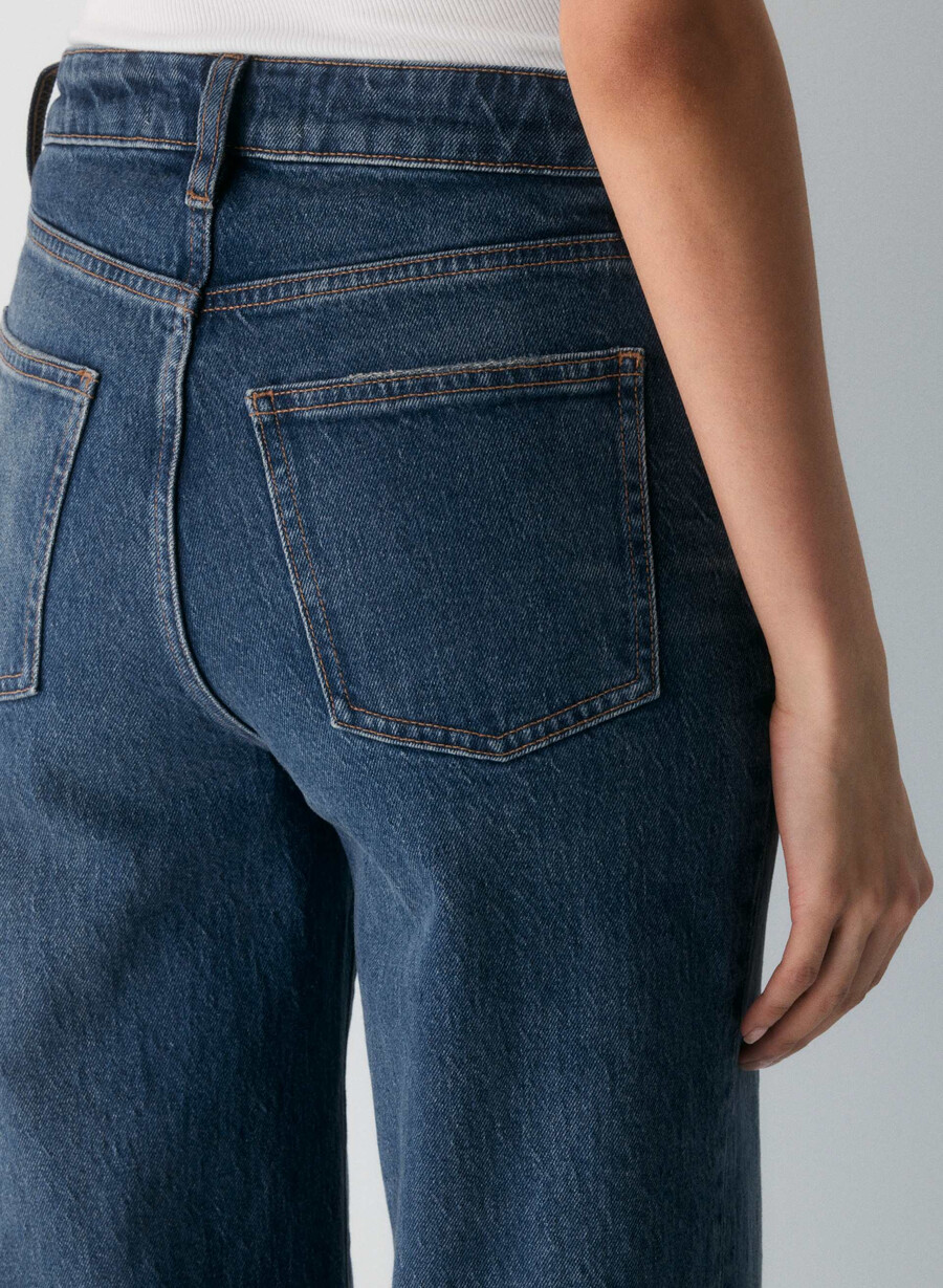 denim forum remy höga vida jeans vintage mörkblå