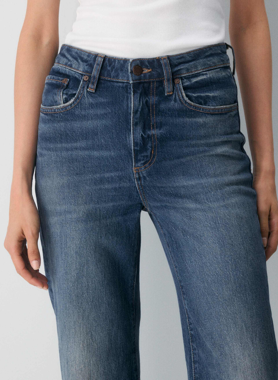 denim forum remy höga vida jeans vintage mörkblå