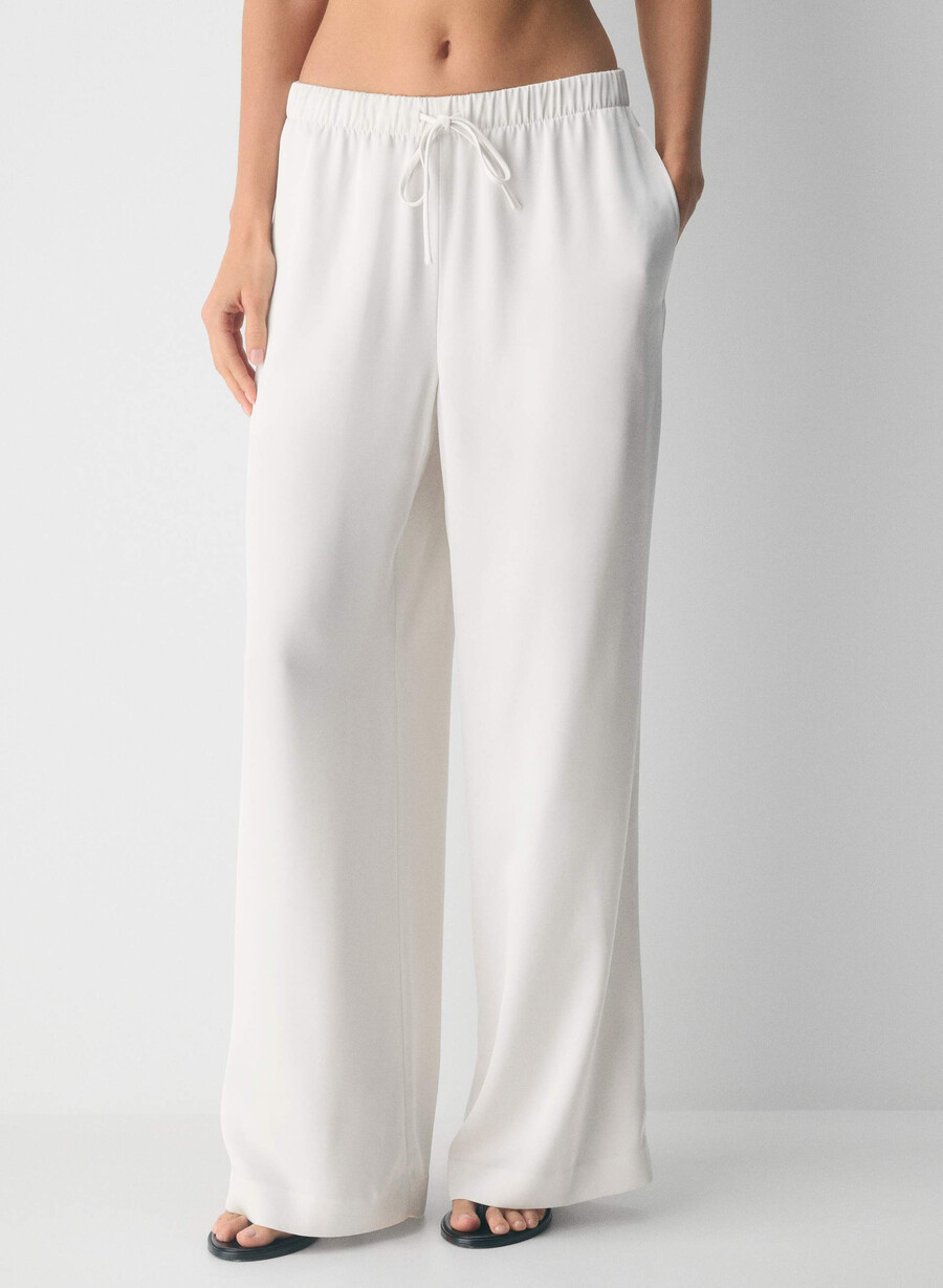 the lodge pant - satin ljus bjÖrk