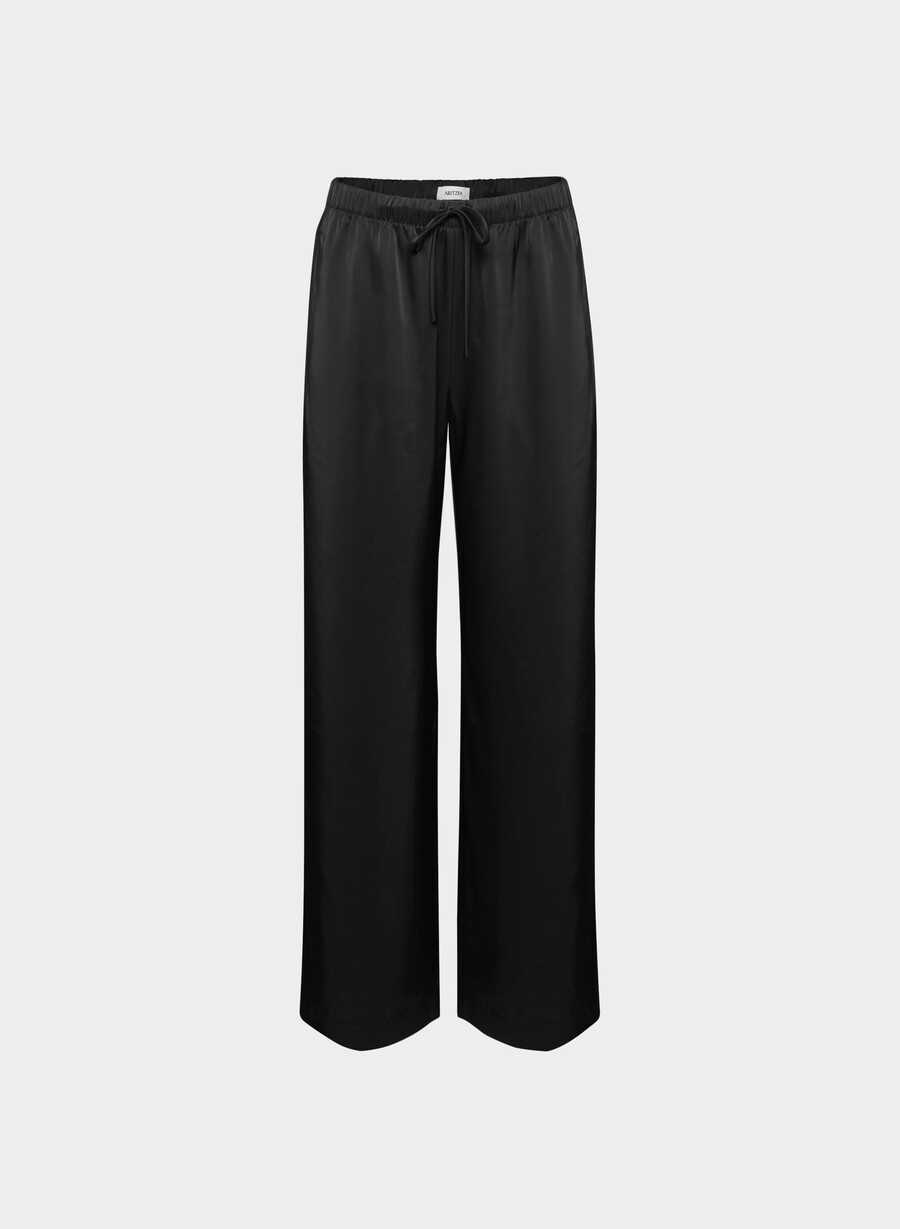 the lodge pant - satin svart