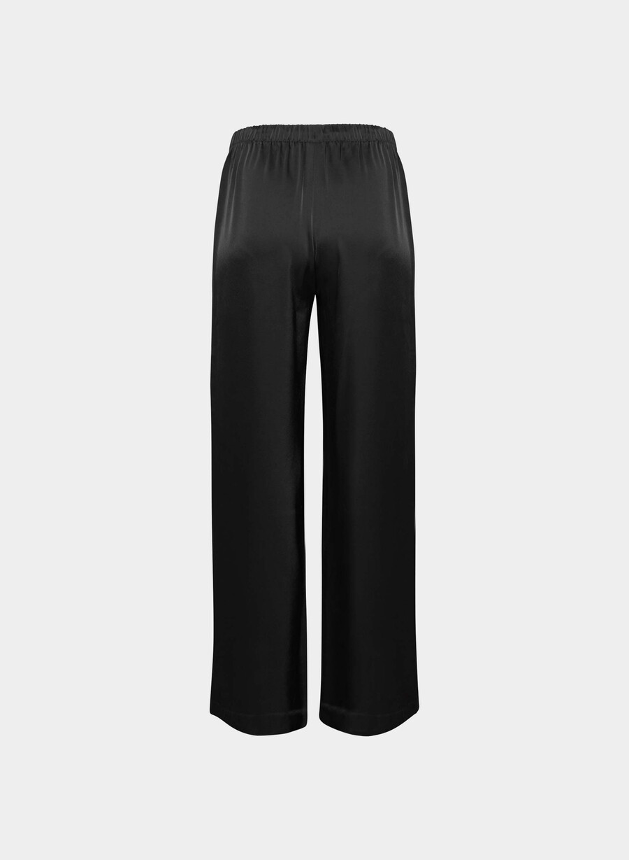 the lodge pant - satin svart