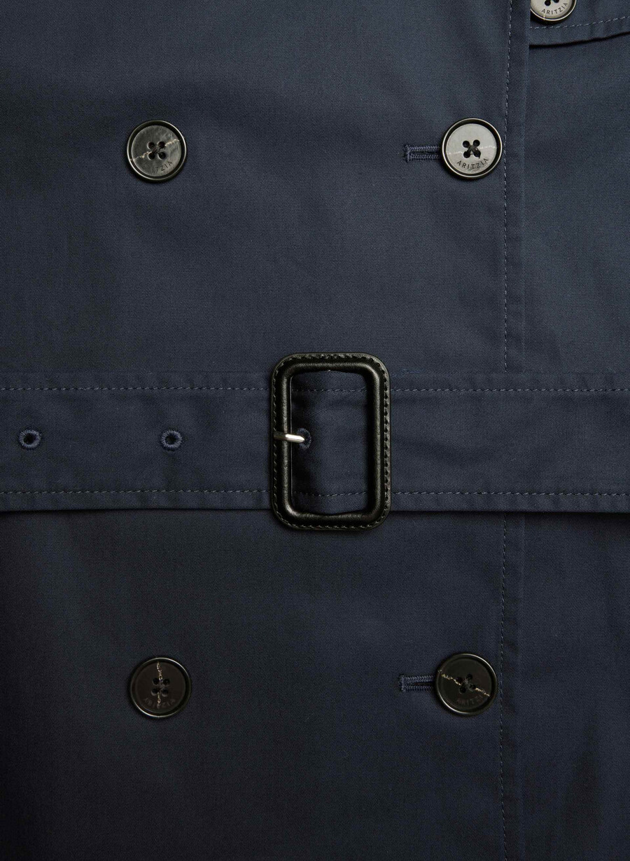 finch trench coat - city twill admiral