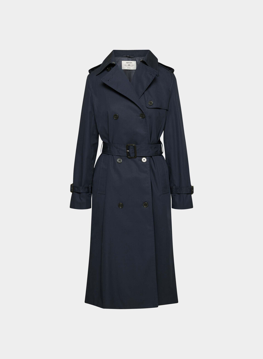 finch trench coat - city twill admiral