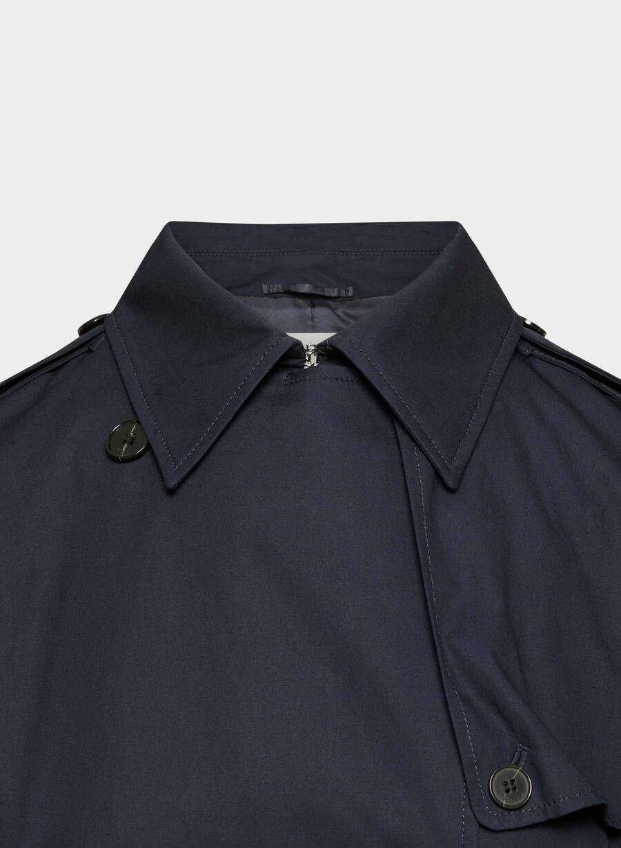 finch trench coat - city twill admiral