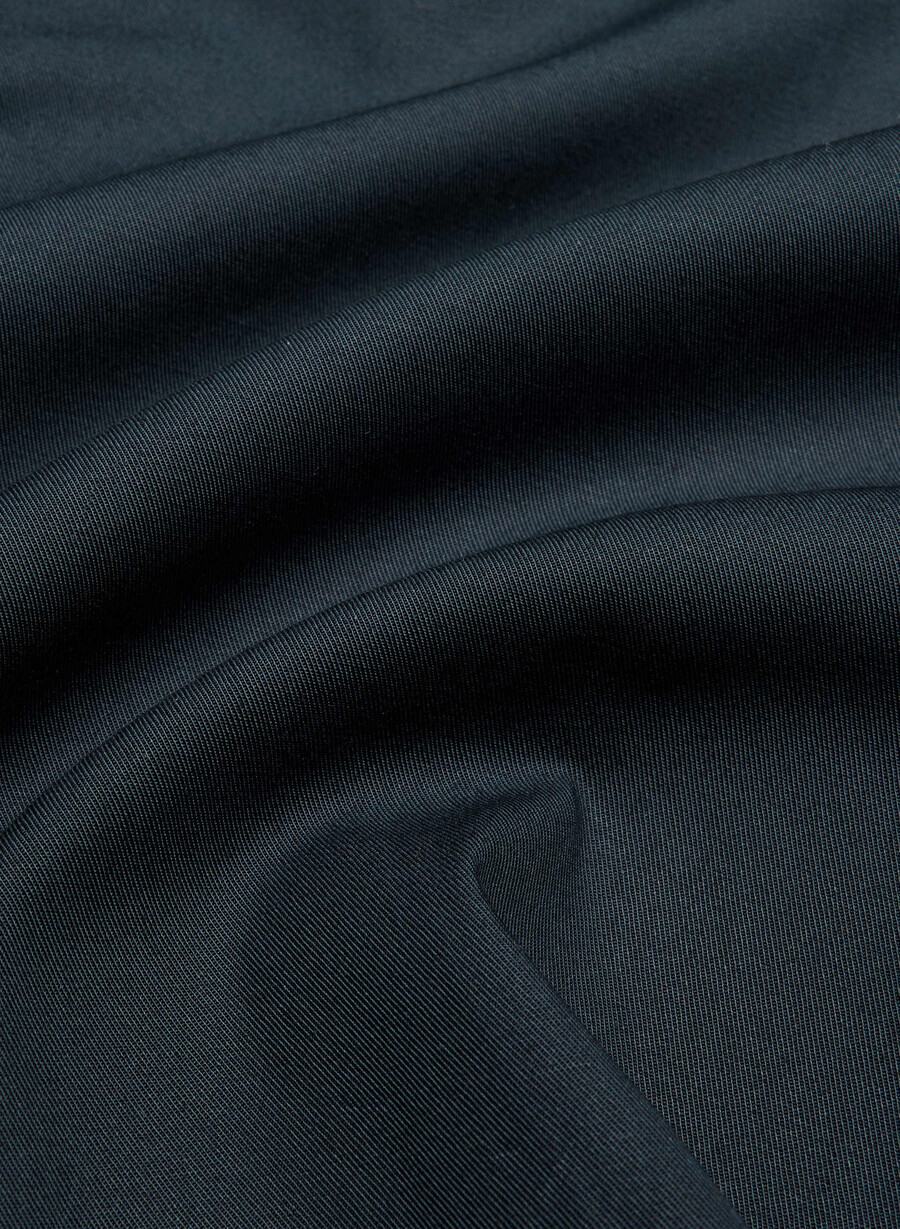 ny the finch mid trench coat - city twill dreaming blue
