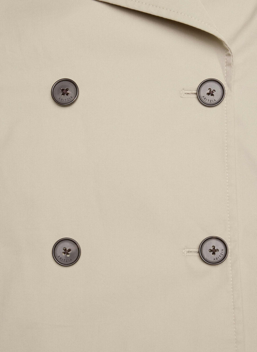 esquire trenchcoat - city twill marcona beige