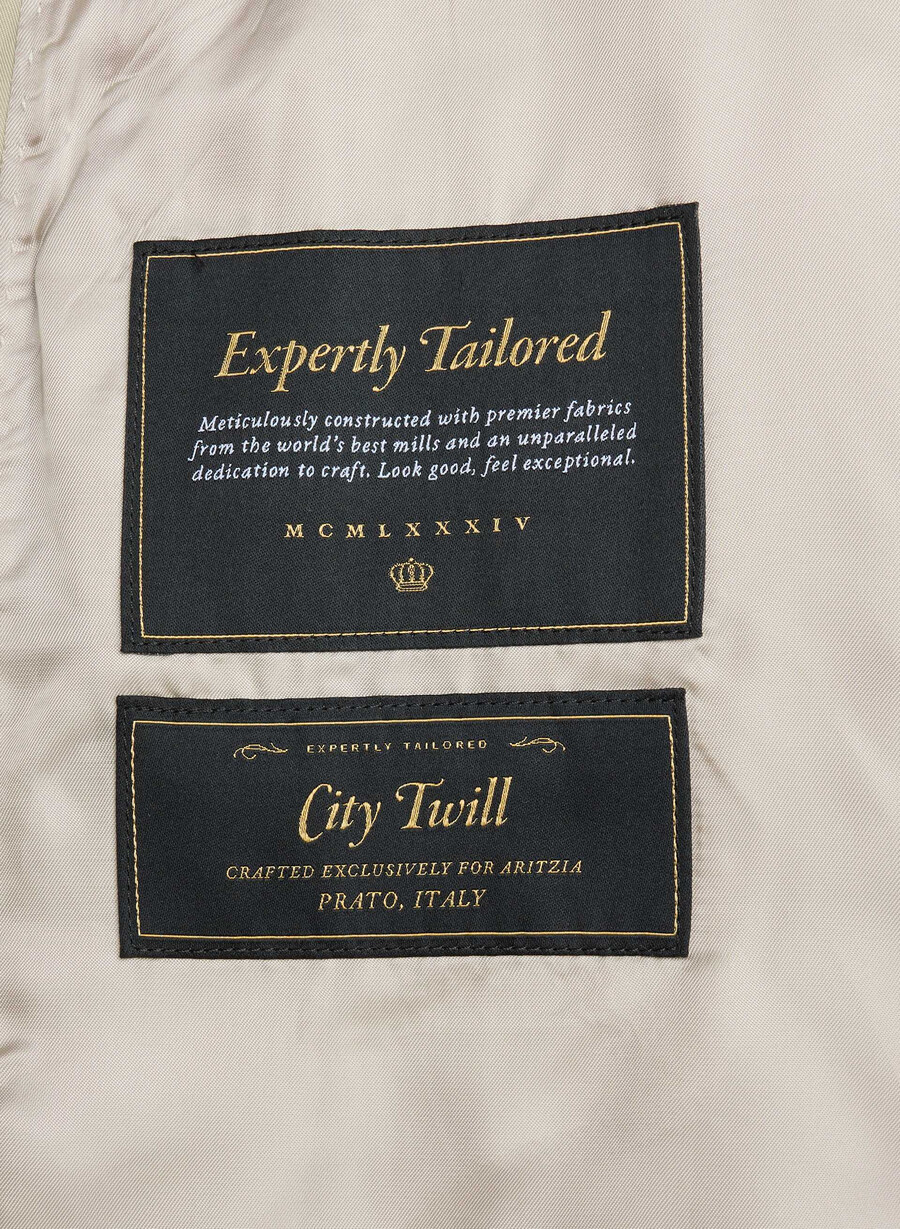 esquire trenchcoat - city twill marcona beige