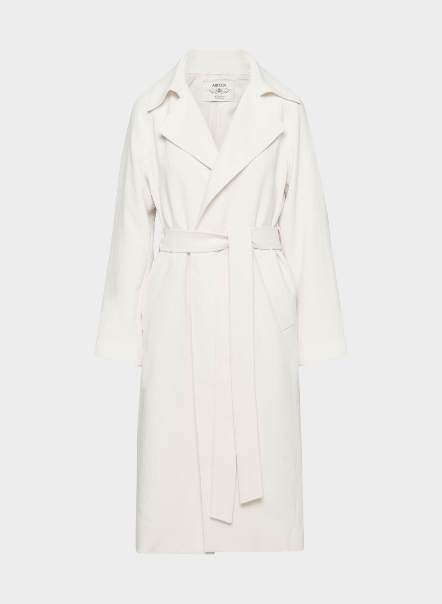 splendor trenchcoat - crepette ljus bjÖrk