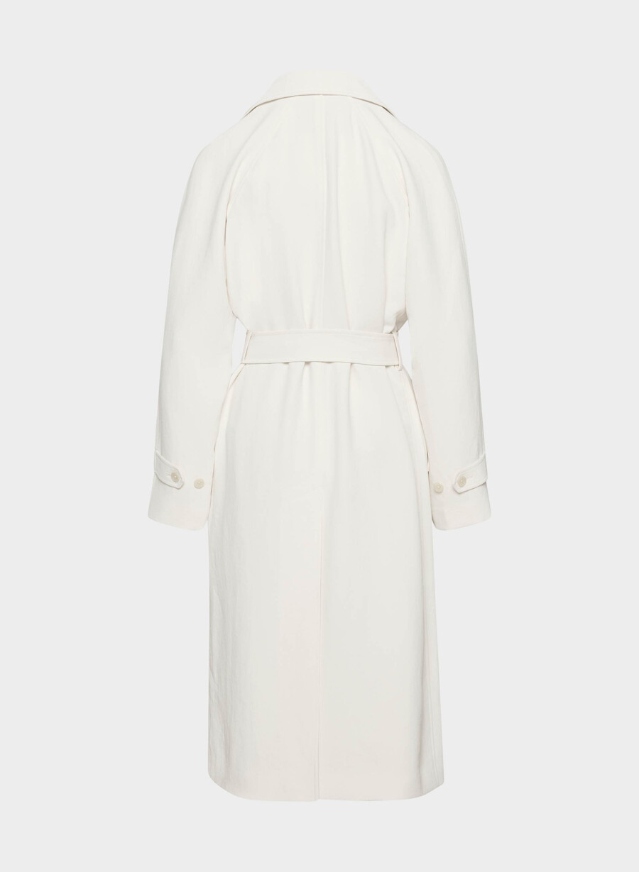 splendor trenchcoat - crepette ljus bjÖrk