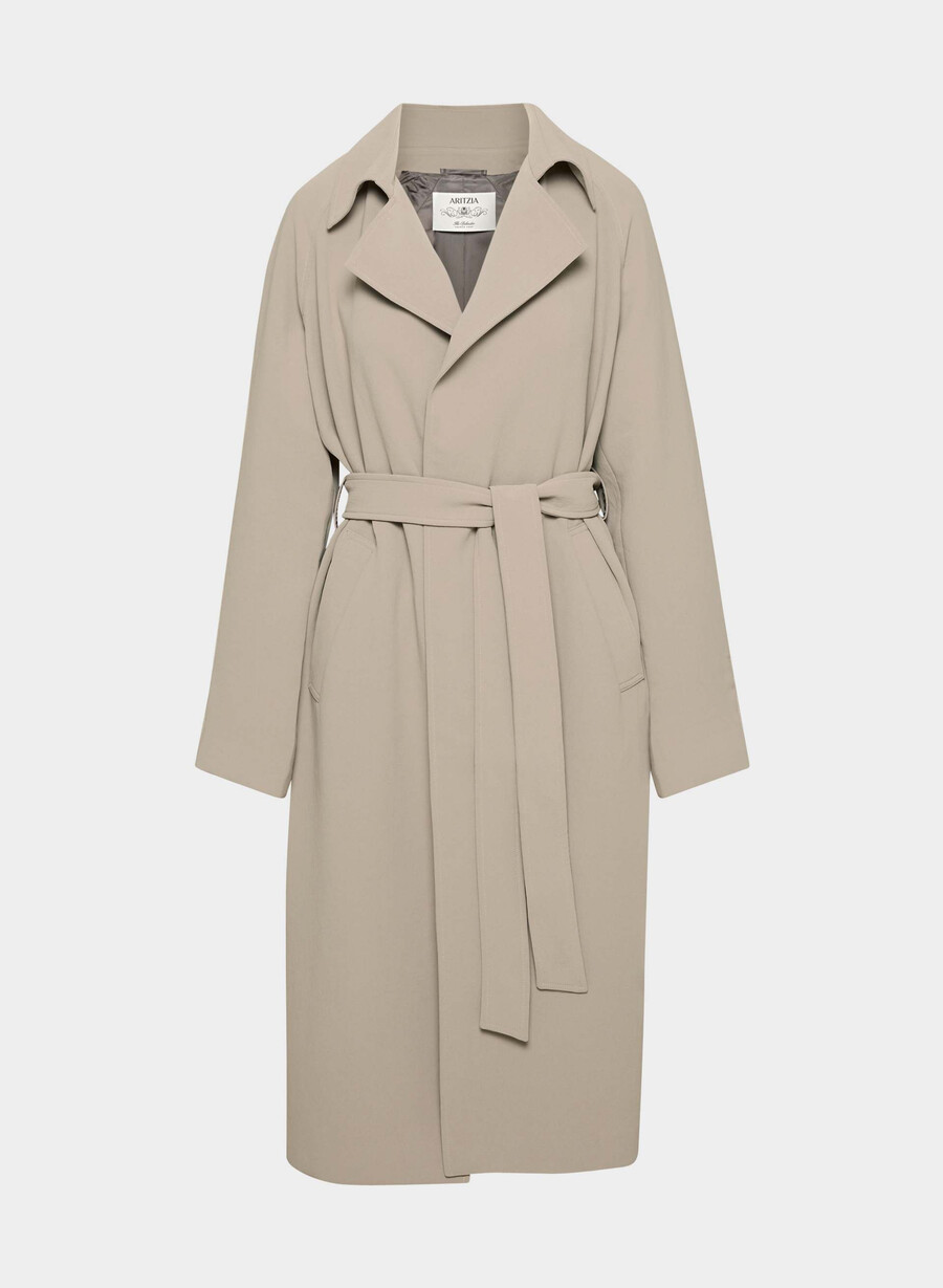 splendor trenchcoat - crepette nomad taupe
