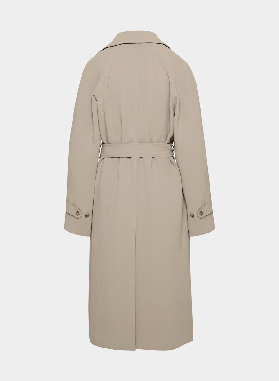 splendor trenchcoat - crepette nomad taupe