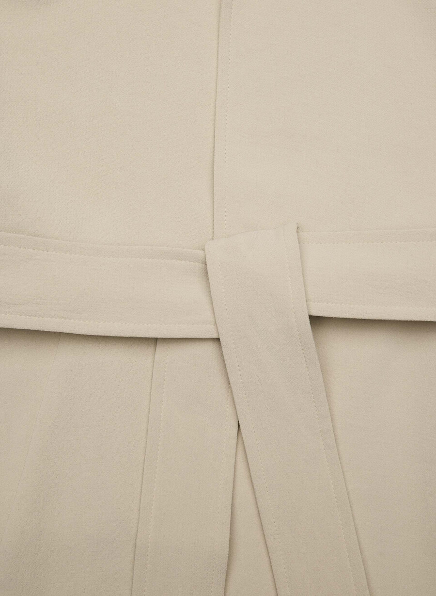 splendor trenchcoat - crepette marcona beige