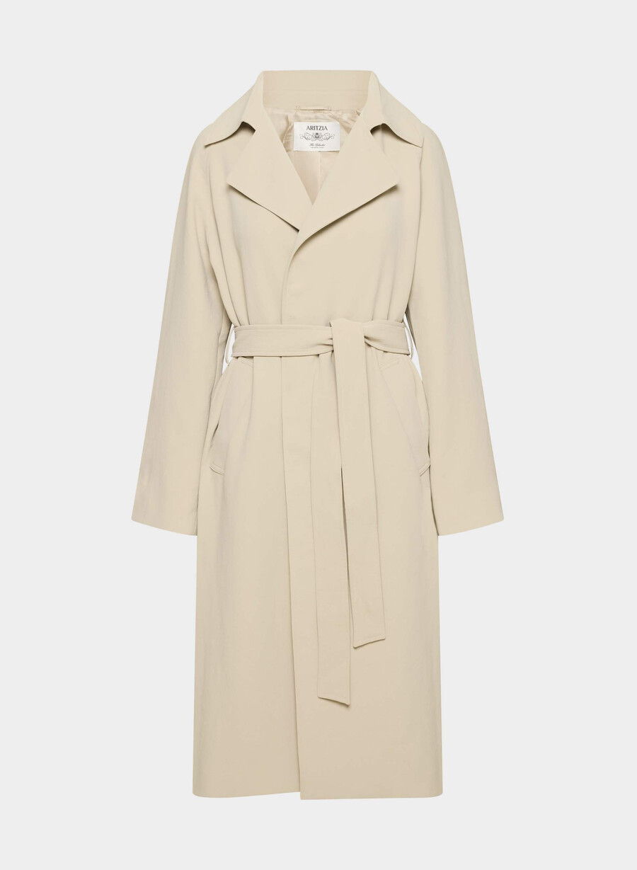 splendor trenchcoat - crepette marcona beige
