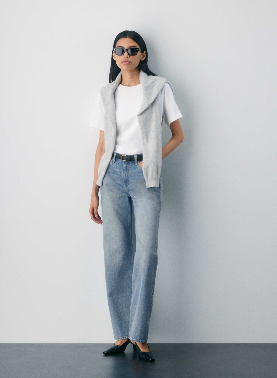 denim forum chloe hi-rise bootcut jean bleu bellini please