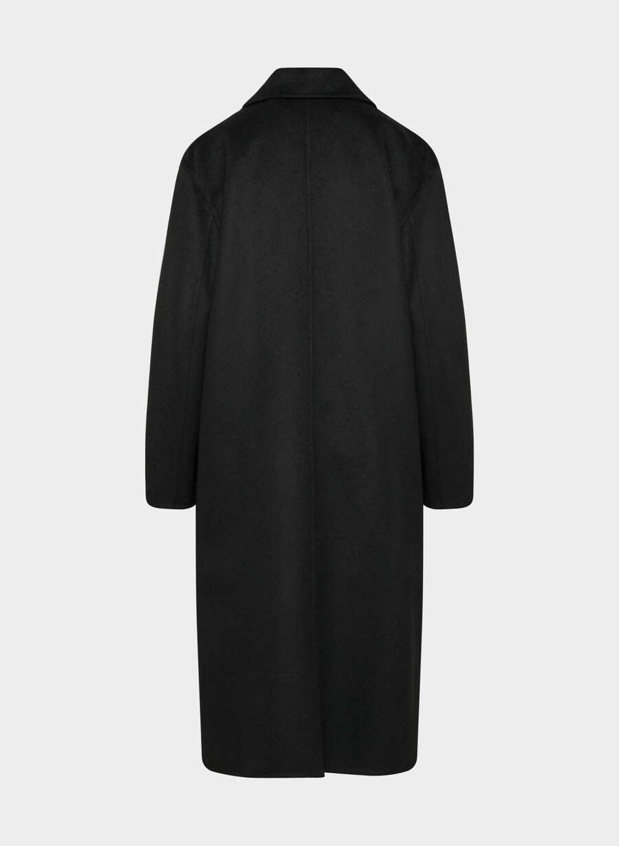 den enda dubbelsidiga kappan - luxe rewool svart