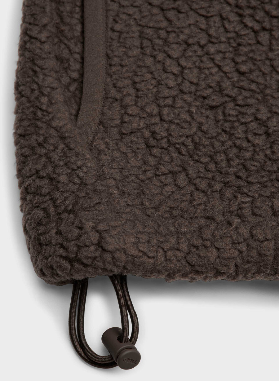 polartec thermal pro hoodie mokkabrun
