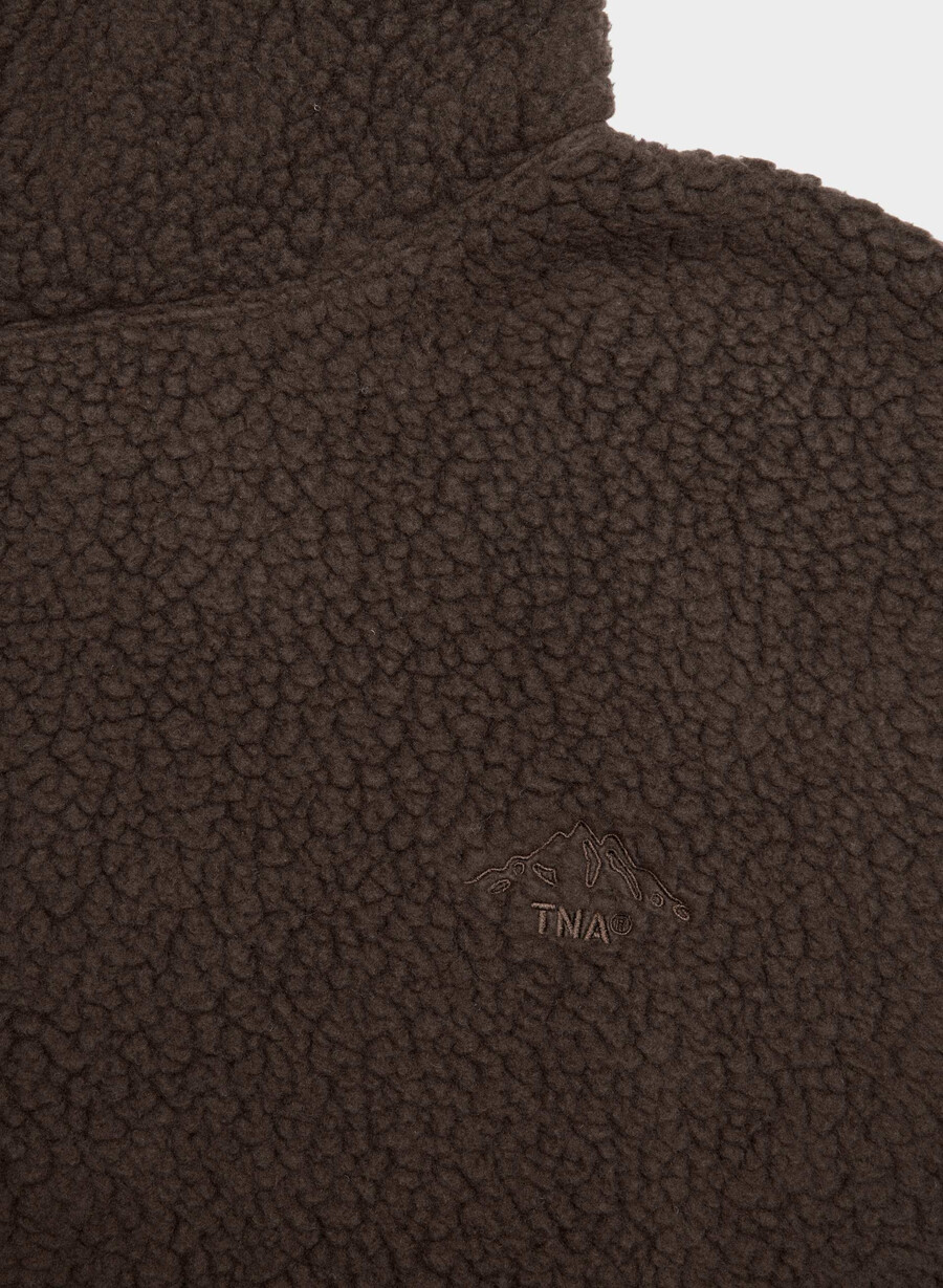 polartec thermal pro hoodie mokkabrun