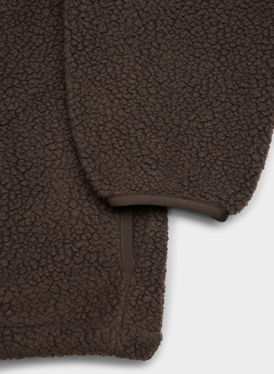 polartec thermal pro hoodie mokkabrun
