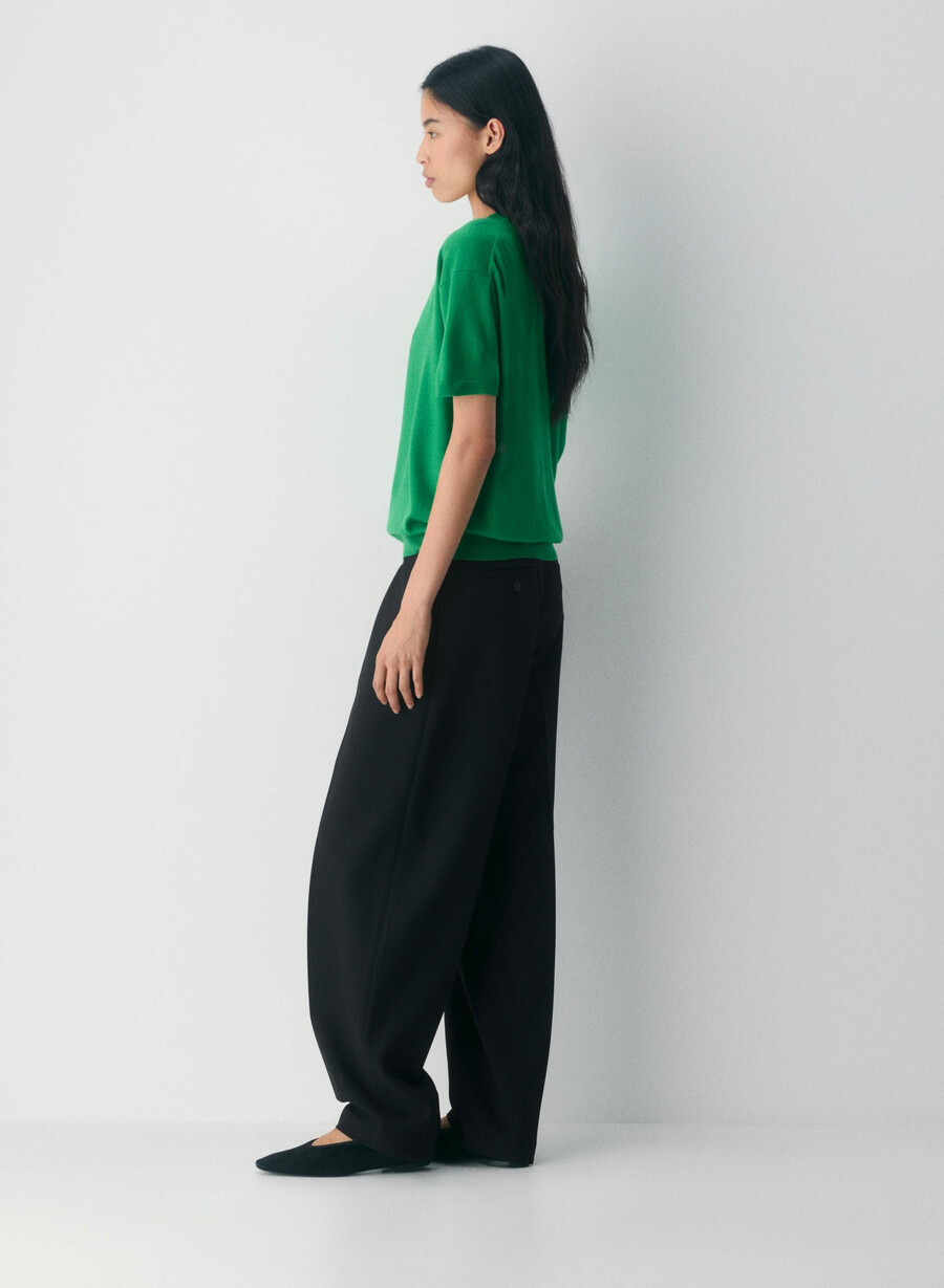 bare merinoull crew t-shirt memphis green