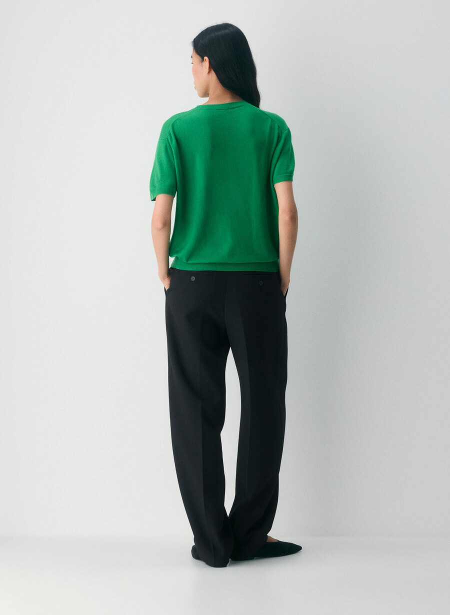 bare merinoull crew t-shirt memphis green