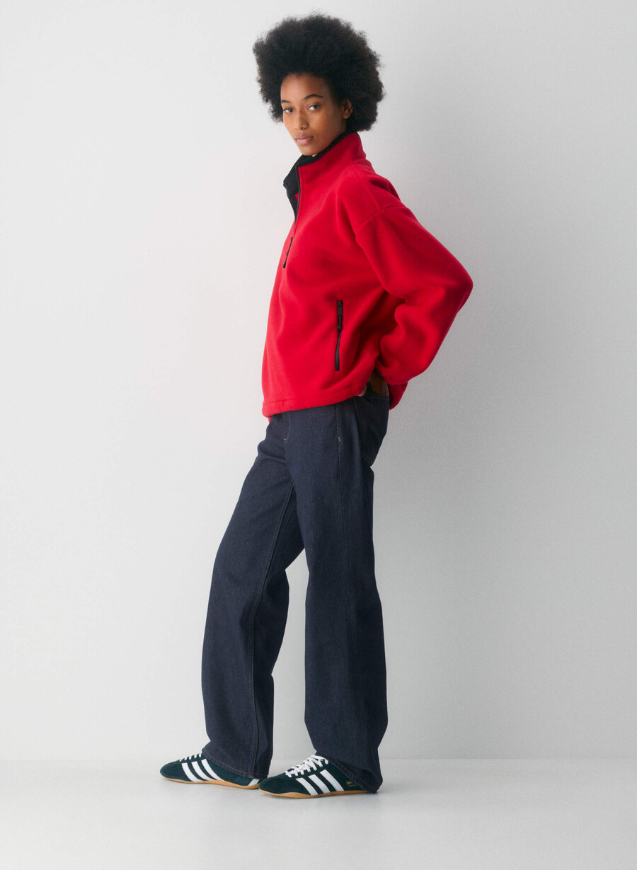 mellow mockneck blinkande rÖd