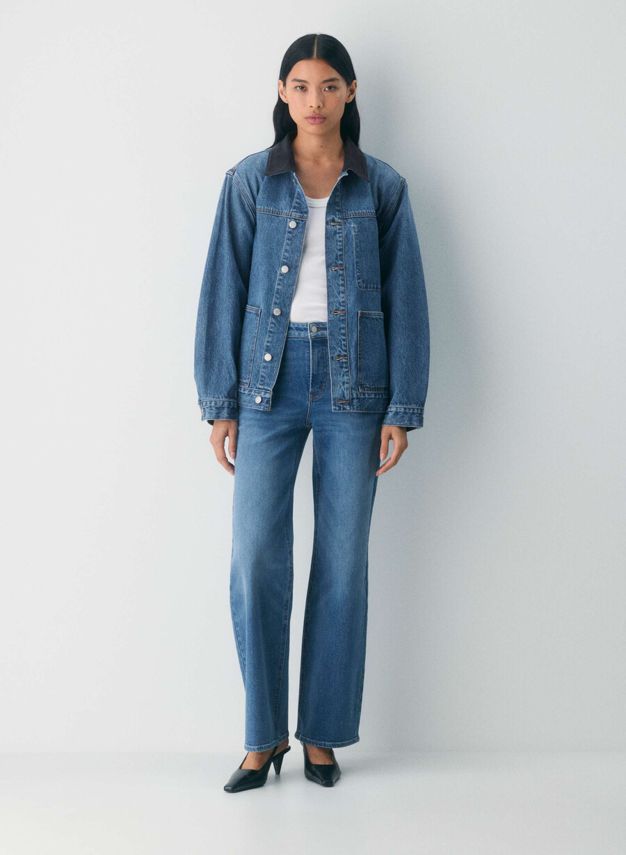 denim forum the workwear denimskjortjacka 5 År kiss n tell svart