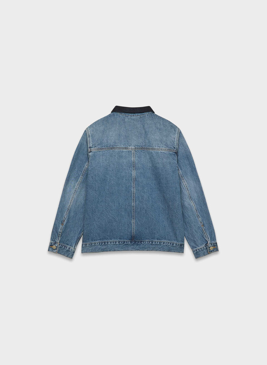 denim forum the workwear denimskjortjacka 5 År kiss n tell svart