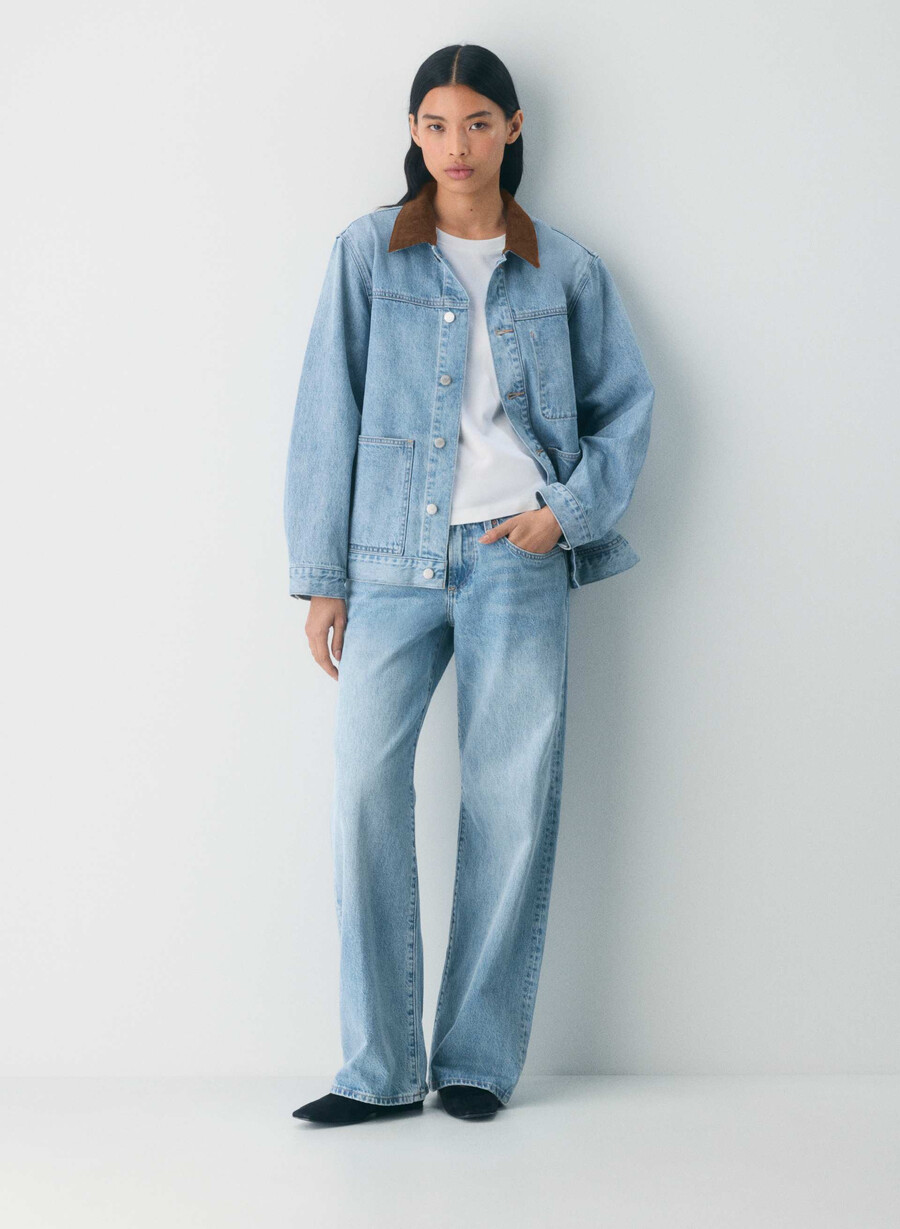 denim forum the workwear denimskjortjacka 7 År bleu taboo