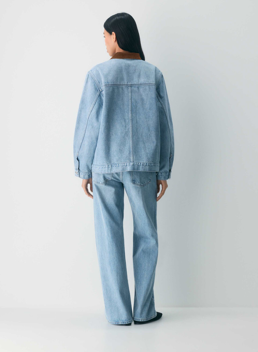 denim forum the workwear denimskjortjacka 7 År bleu taboo