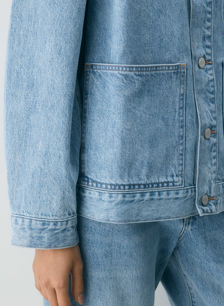 denim forum the workwear denimskjortjacka 7 År bleu taboo