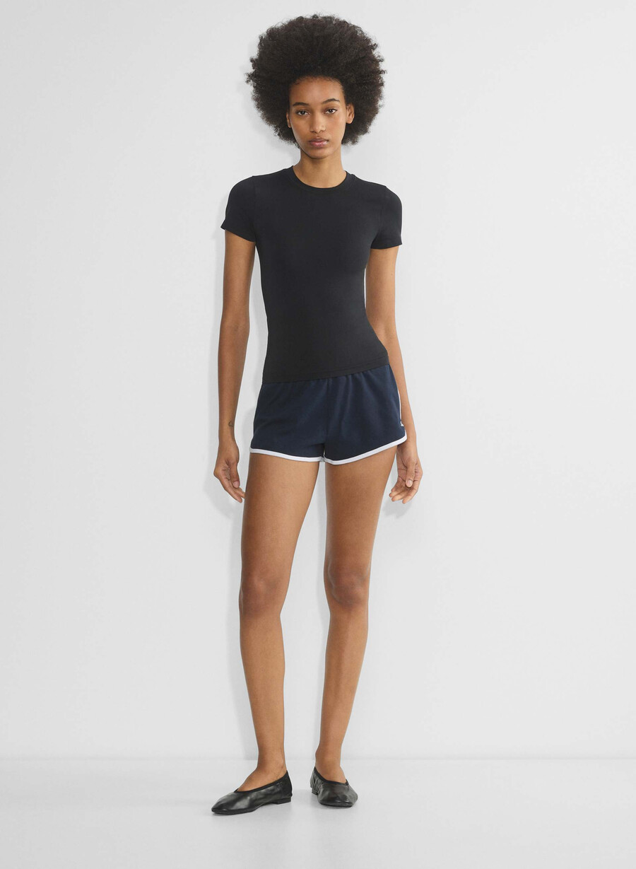 slät sömlös willow t-shirt svart