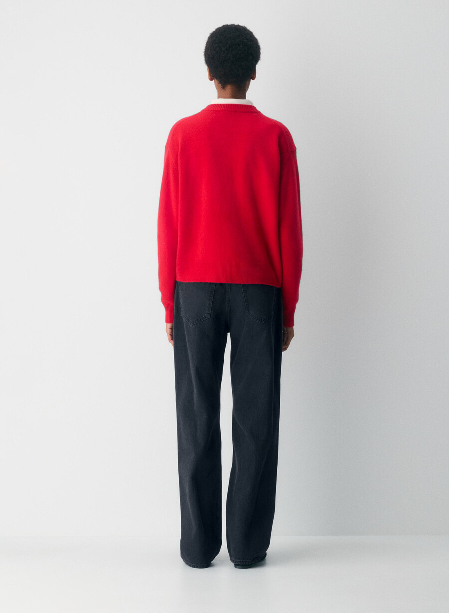 essential cashmere allegory cardigan blinkande rÖd