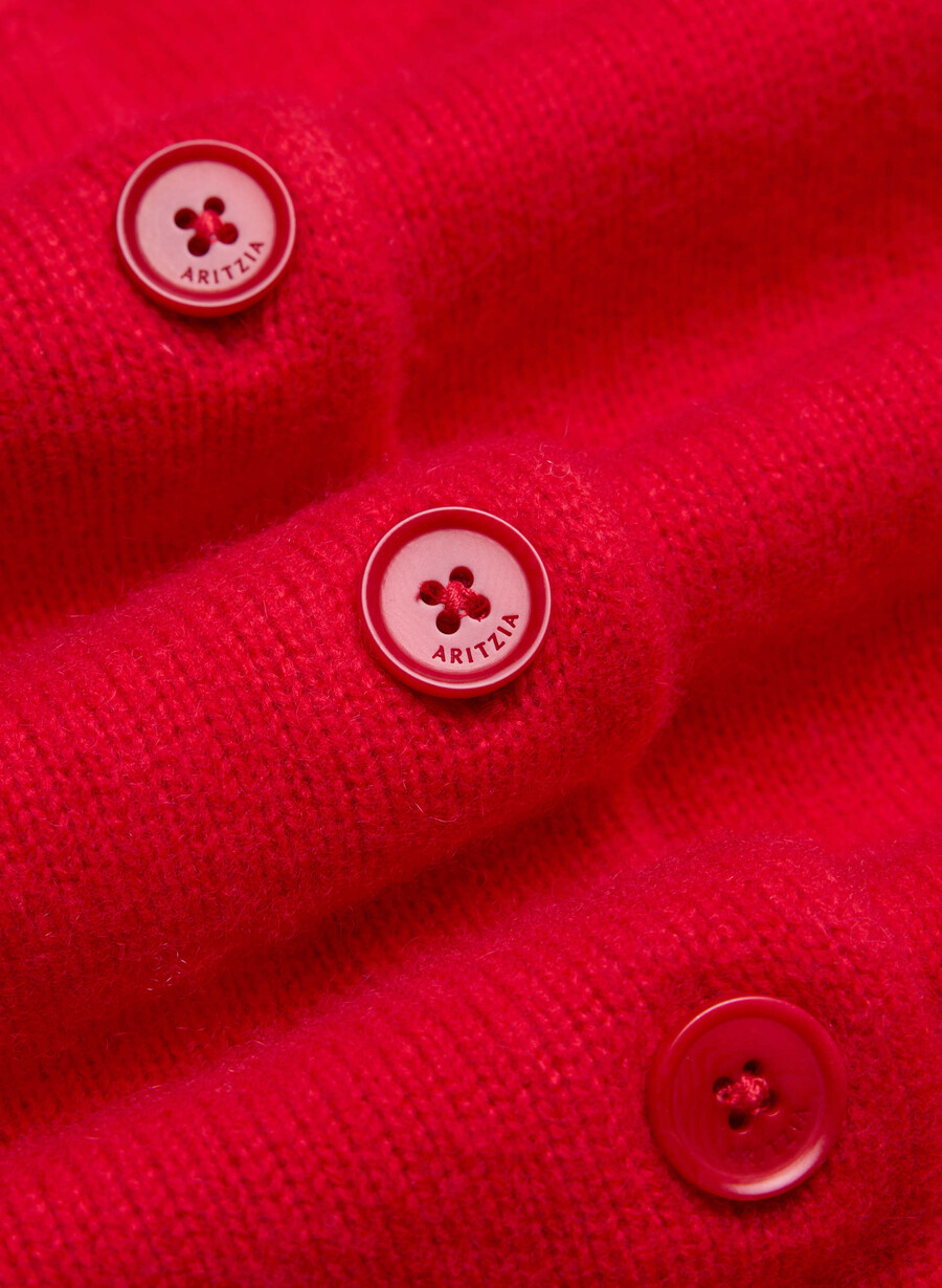 essential cashmere allegory cardigan blinkande rÖd