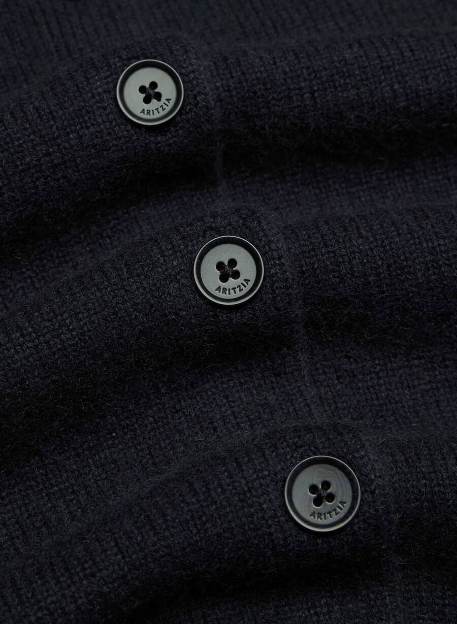 essential cashmere allegory cardigan mÖrk nattsblÅ