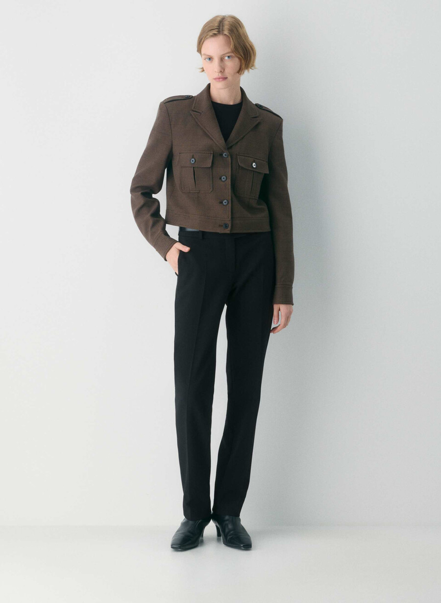 marschjacka - twill merle chk cl tph chr