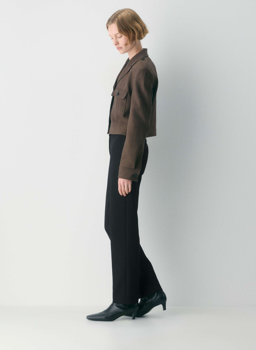 marschjacka - twill merle chk cl tph chr