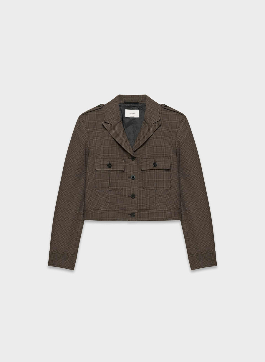 marschjacka - twill merle chk cl tph chr