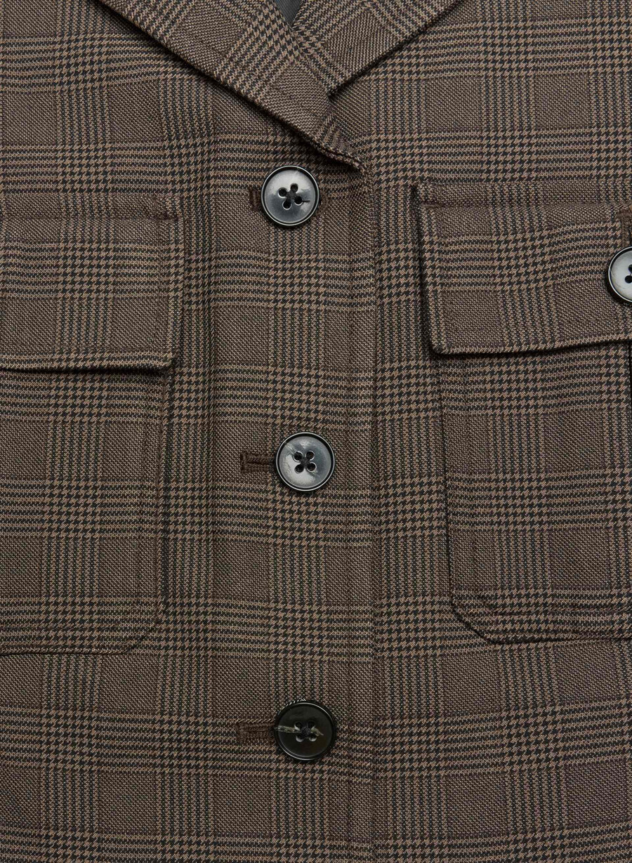 marschjacka - twill merle chk cl tph chr