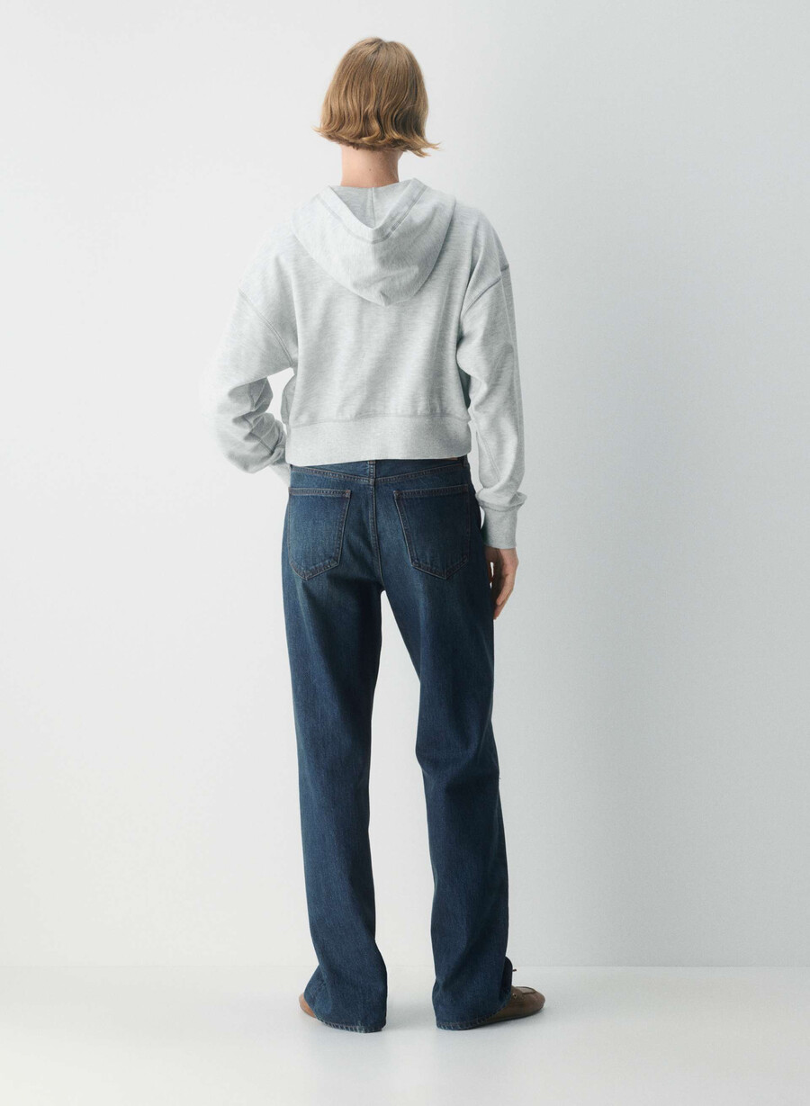 ny wafflex eddy zip hoodie ljunggrå krom