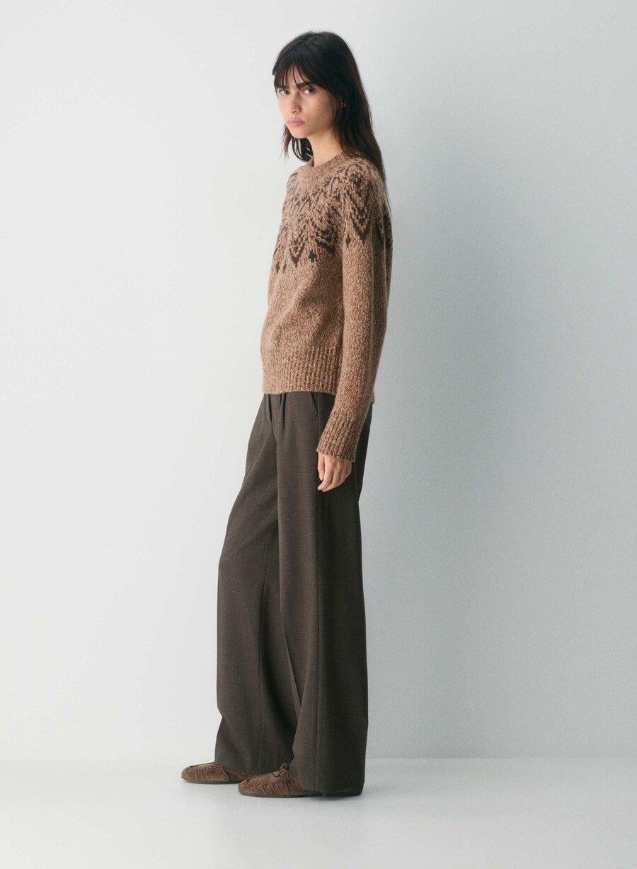 cosmic ull kashmirtröja hthr nm tp svart